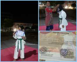 Rina Wati Siswi SMPN 36 Pekanbaru Raih Medali Perak Karate Tingkat Nasional di Jakarta
