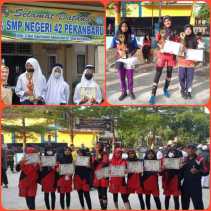 Tim Volly Putri SMPN 42 Pekanbaru Raih Juara 2 Milad SMA IT Fadhillah