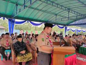 Bupati Bengkalis harapkan peserta Kemah Konservasi Lingkungsan se-Daerah Riau bisa berkarya dan memb
