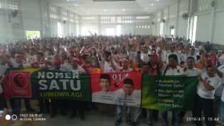 Ribuan Masyarakat Siak Hulu Hadiri Deklarasi Dukungan Jokowi-Ma'aruf