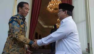 Elektabilitas Beda Tipis, Jokowi Vs Prabowo Menguat di 2019