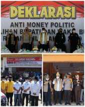 Bawaslu RI dan Kapolda Riau Lepas 50 Armada Tim Patroli Money Politic di Rohul