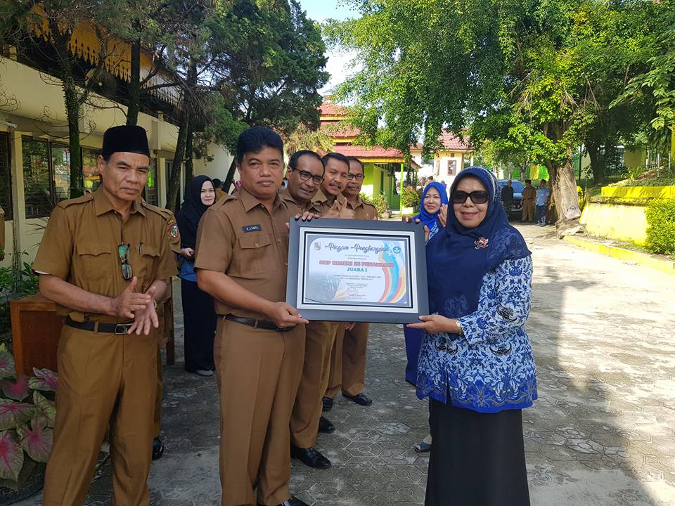 SMPN 26 Pekanbaru Juara I Sekolah Sehat Tingkat Kota Pekanbaru