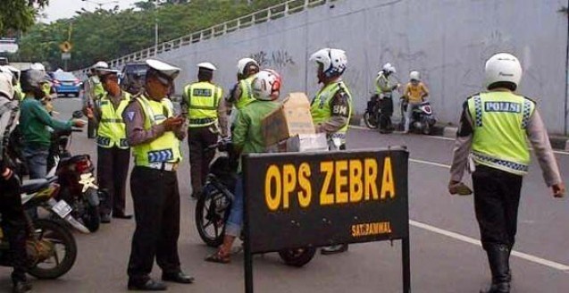 Polresta Pekanbaru Tilang 2.889 Pelanggar Lalin selama Operasi Zebra Siak 2017
