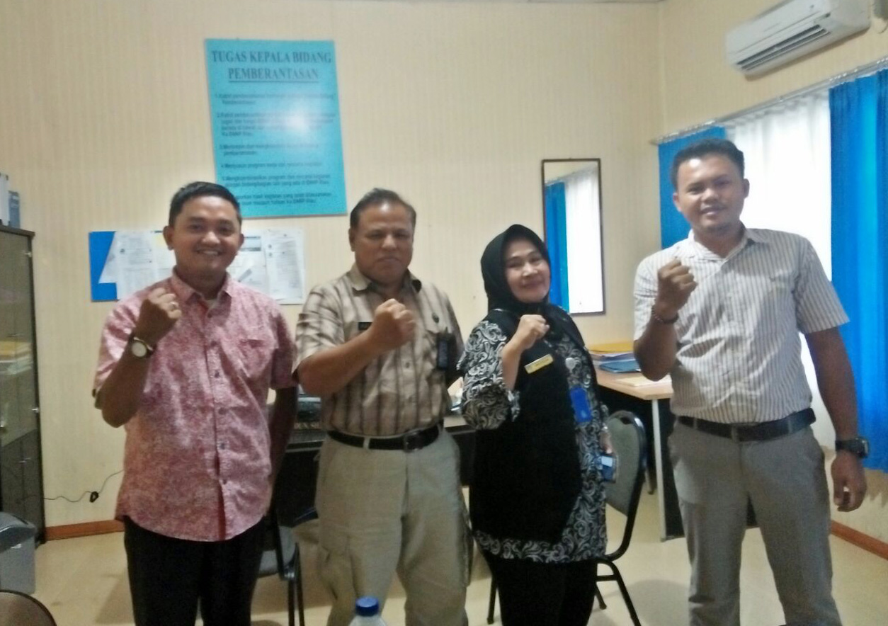 Audiensi Dengan BNN Riau, Ketua Pemuda-BNN Riau Munawir: Narkoba No Prestasi Yes!
