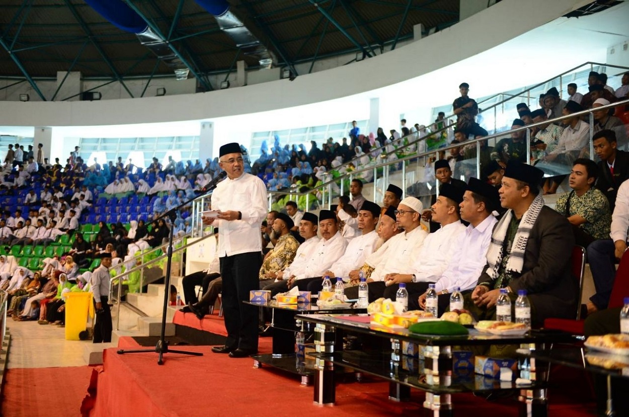Hari Santri Nasional 2017, Gubernur Riau H Arsyadjuliandi Rachman Beri Mauidzoh Hasanah