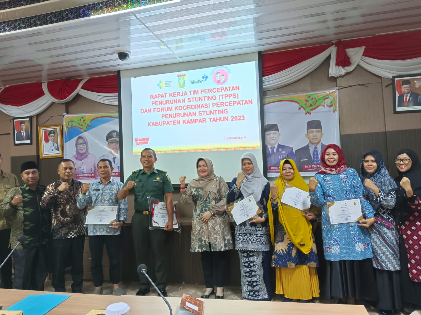 Tim Percepatan Penurunan Stunting Riau Gelar Rapat Kerja Bersama Forum Koordinasi