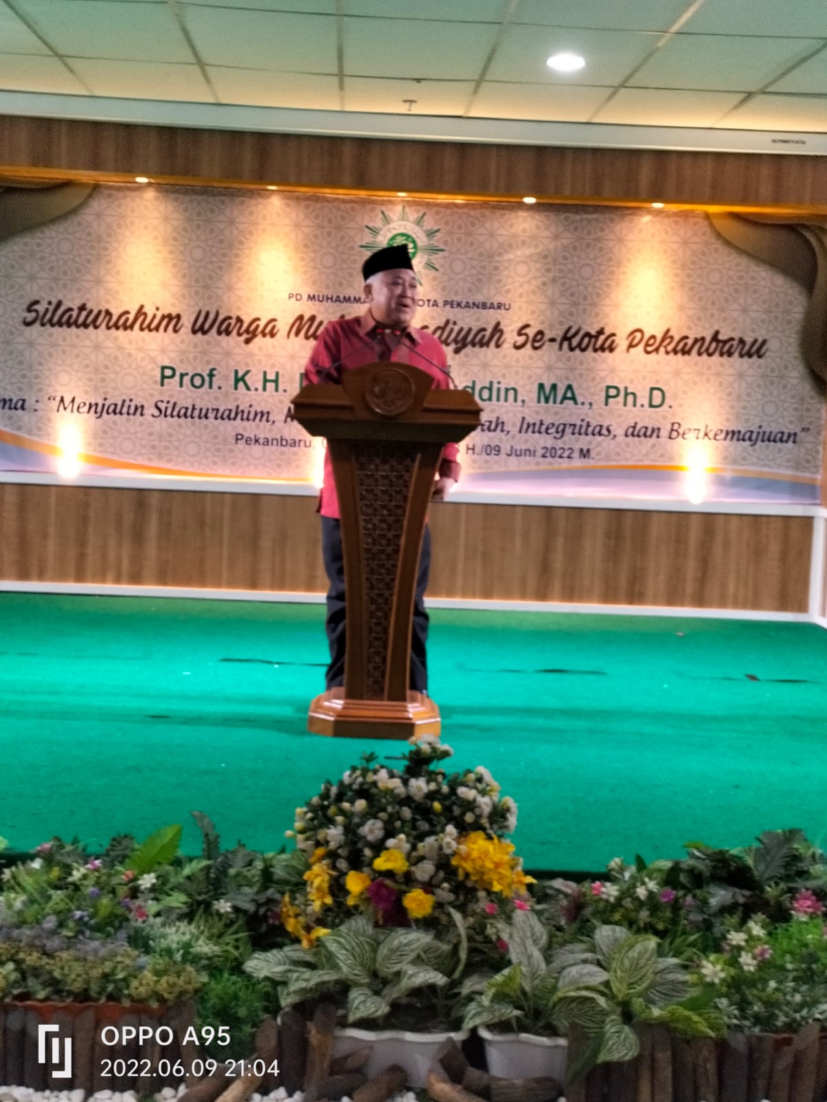 Din Syamsuddin Silaturrahim Bersama Warga Muhammadiyah Pekanbaru