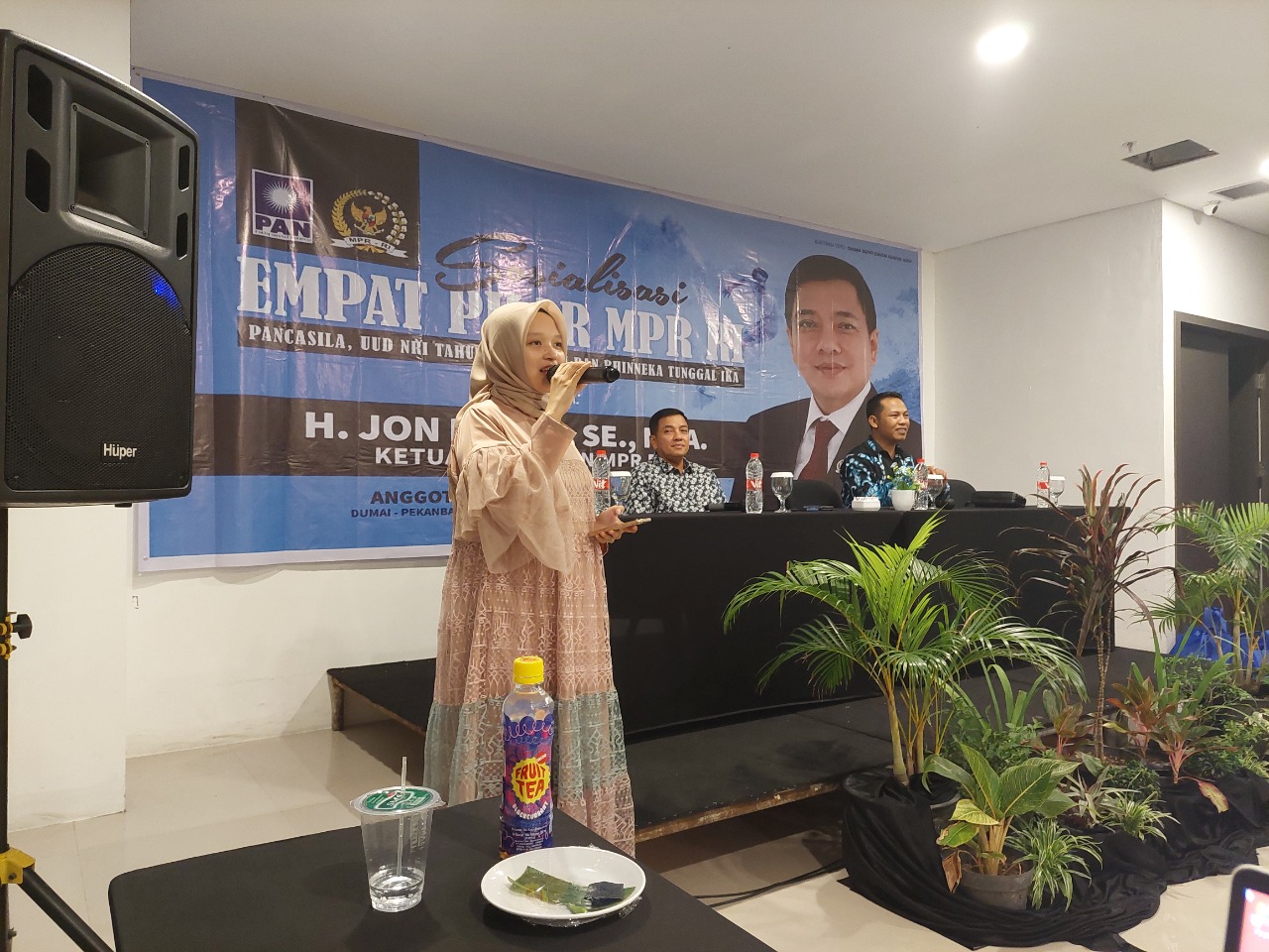Ketua Fraksi PAN MPR RI Laksanakan 4 Pilar Kebangsaan di Pekanbaru