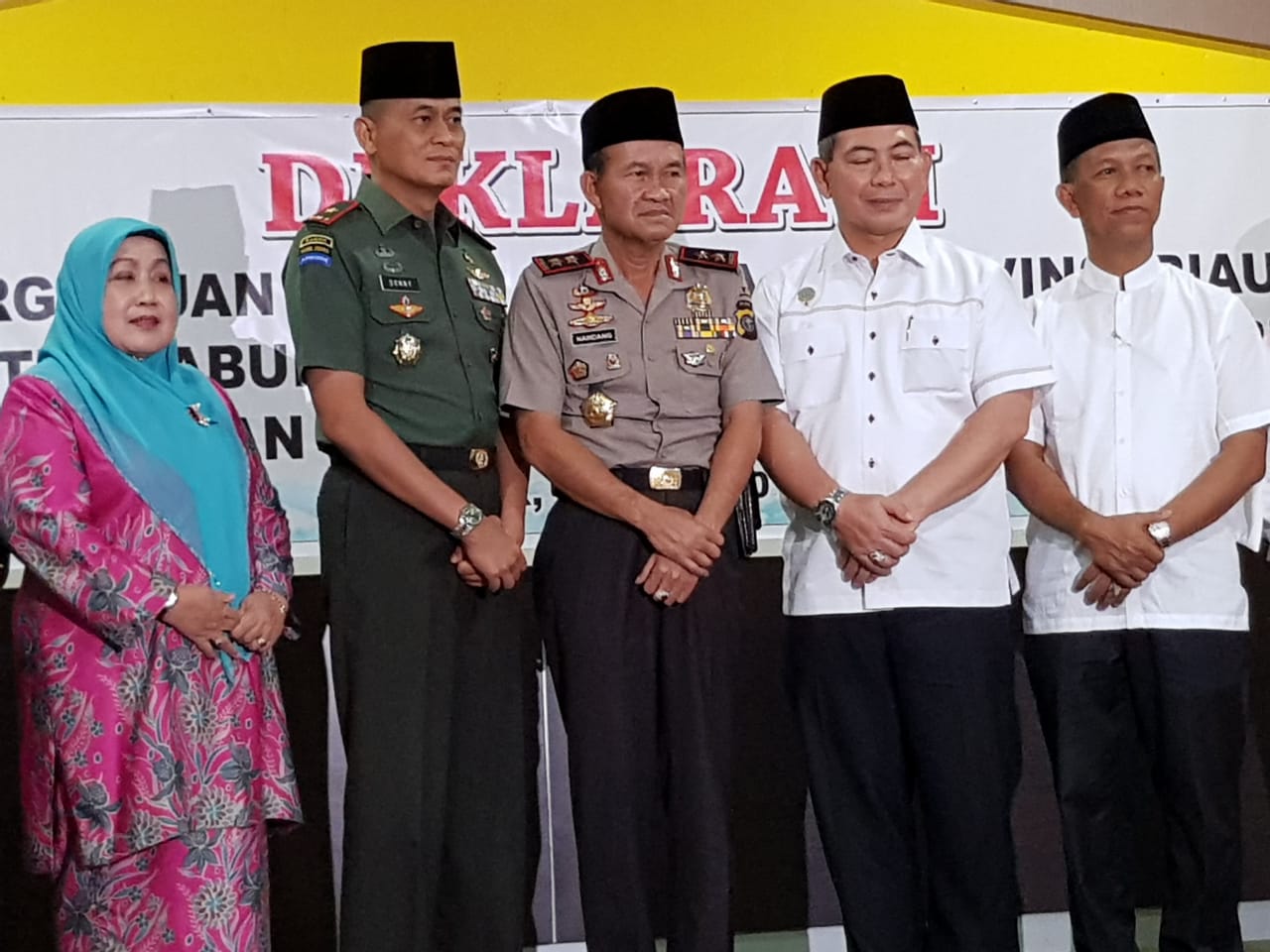 Rektor UIR Bersama Pimpinan PTS se Riau Deklarasikan Lawan Radikalisme dan Terorisme