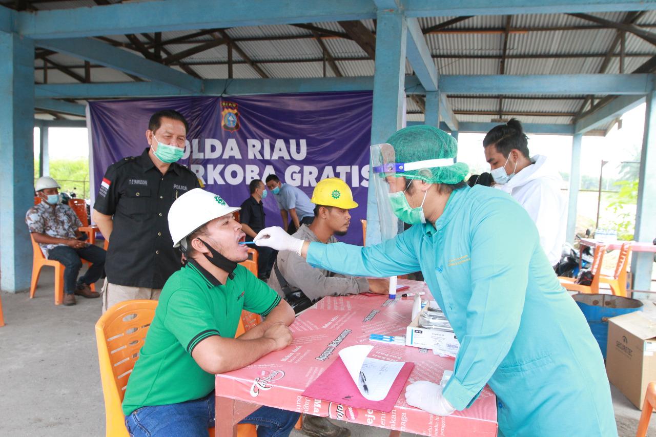 Ditresnarkoba Polda Riau Lakukan Tes Pengguna Narkoba di Lingkup Tenaga Kerja