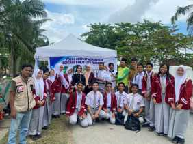 Latih Kepedulian Sosial Siswa, SMAN 4 Pekanbaru Galang Dana Bantu Korban Banjir