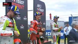 Tim Valentino Rossi Kompak Menangi Sprint Race di Sirkuit Balaton Park Hungaria