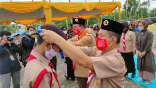 Jambore Daerah Riau 2021 Resmi Dibuka, Kak Masrul Kasmy: Selamat Mengikuti Jambore