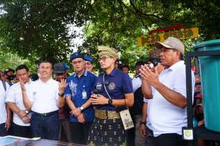 Menparekraf RI Sandiaga Uno Berkunjung ke Objek Wisata Kampung Dayun,Kec.Dayun,Kab.Siak,Prov.Riau