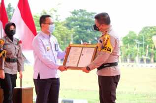 Dirjen Kekayaan Intelektual Berikan Hak Cipta Aplikasi Dahsboard Lancang Kuning Milik Polda Riau