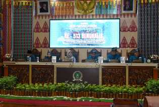 Rapat Paripurna Istimewa DPRD Semarak Memperingati Hari Jadi ke-513 Kab.Bengkalis