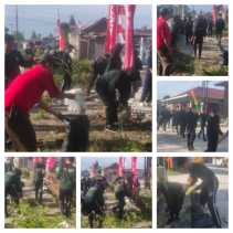 Sambut HUT RI ke - 80, SMK YPTN Taruna Nusantara Gelar Baksos