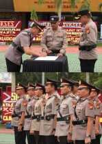Pimpin Upacara Sertijab 5 Pejabat Strategis,Kapolres Siak Tegaskan Komitmen Pelayanan dan Pengamanan