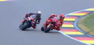 Marc Marquez Naik Podium Utama Sprint Race Sachsenring Dalam Lintasan Basah