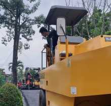 Dukung Mobilitas Masyarakat, Dinas PUPR Kota Pekanbaru Overlay Jalan Neraca