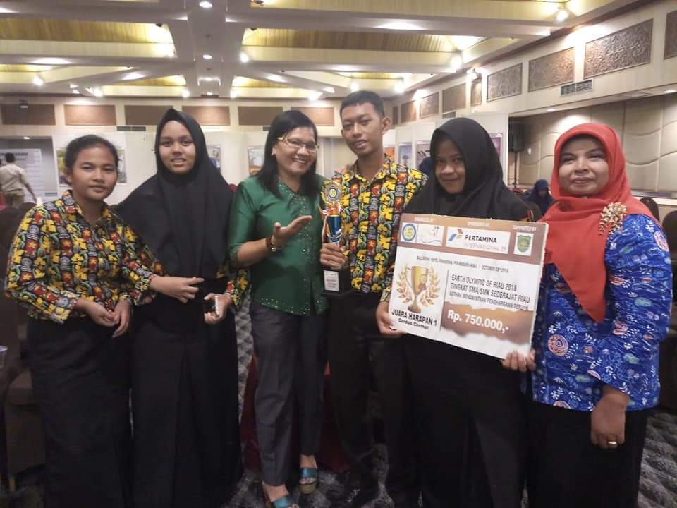 Keren, Perdana SMAN 11 Pekanbaru Juara Harapan I Olimpiade Geologi Tingkat SMA se-Pekanbaru