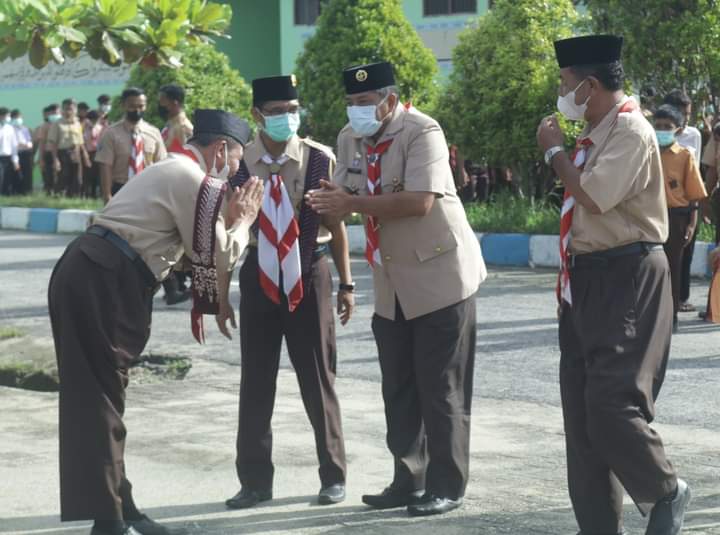 Kwartir Cabang 9 Pramuka Siak,Gelar Kegitan KIM di Pondok Modrn Kec.Sungai Mandau