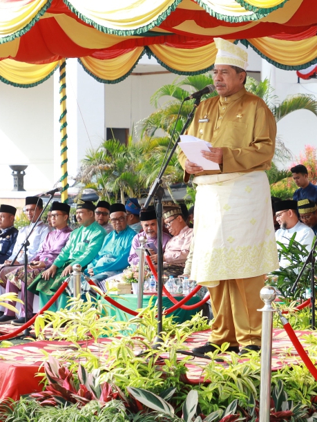 Pemkab Siak gelar Peringatan Hari Jadi Riau ke-67 Tahun 2024,berlansung Khidmat