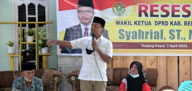 Wakil Ketua DPRD Kab.Bengkalis,Syahrial,Reses  8 titik Lokasi di Pulau Rupat