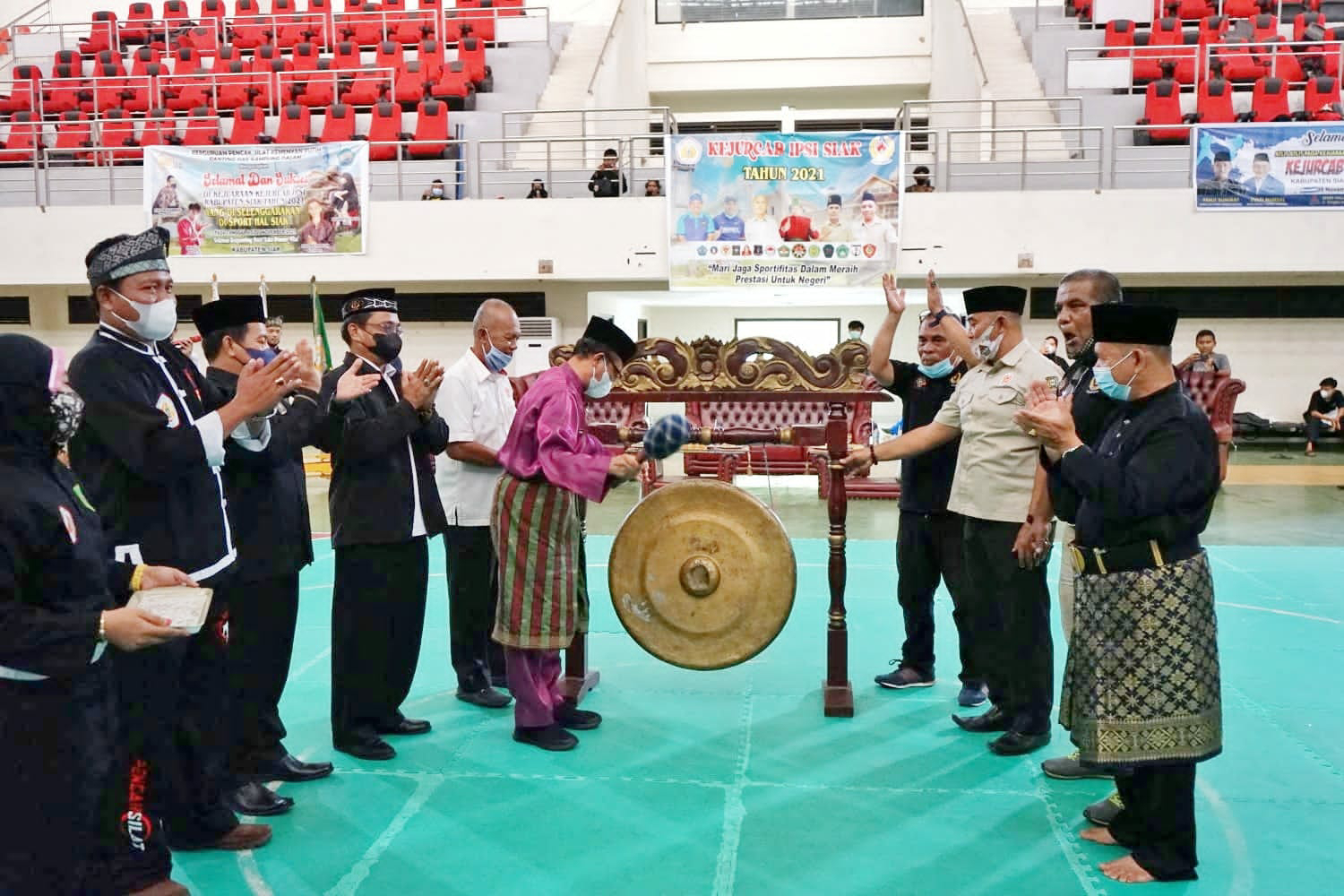 Sekdakab Siak,Arfan Usman, Buka Kejurcab IPSI Tingkat Kabupaten Siak Tahun 2021