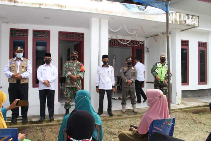 Sekdakab.Siak Tinjau Pelaksanaan Vaksin serentak Se-Kabupaten Siak