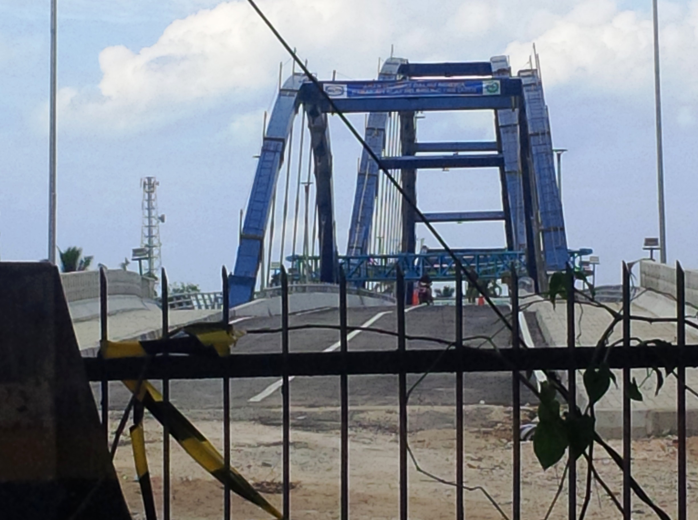 Walau Sudah Diresmikan, Jembatan Water Front Front City Bangkinang Belum Bisa Difungsikan