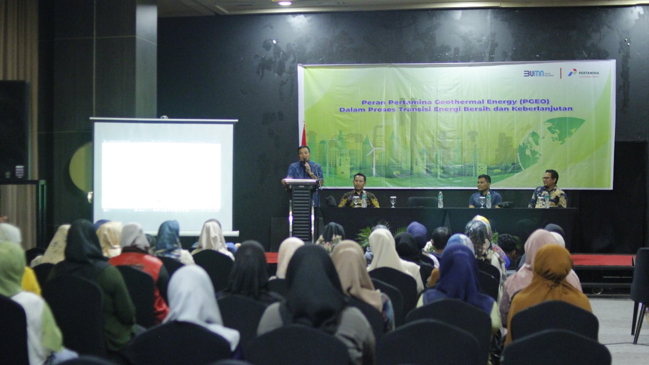 Dr. H. Jon Erizal, S.E., M.B.A melaksanakan kegiatan sosialisasi Peran Pertamina Geoternal Energy