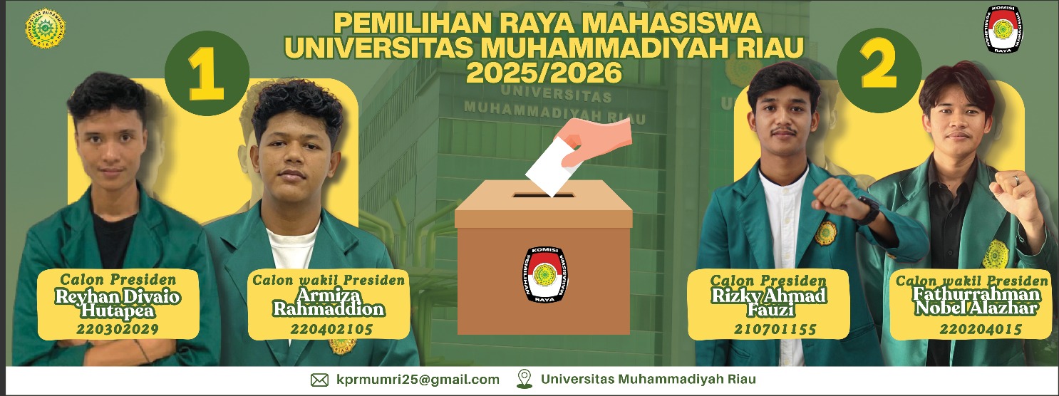 KPRMU UMRI Gelar Debat Terbuka Calon Presiden Mahasiswa Pemira 2025