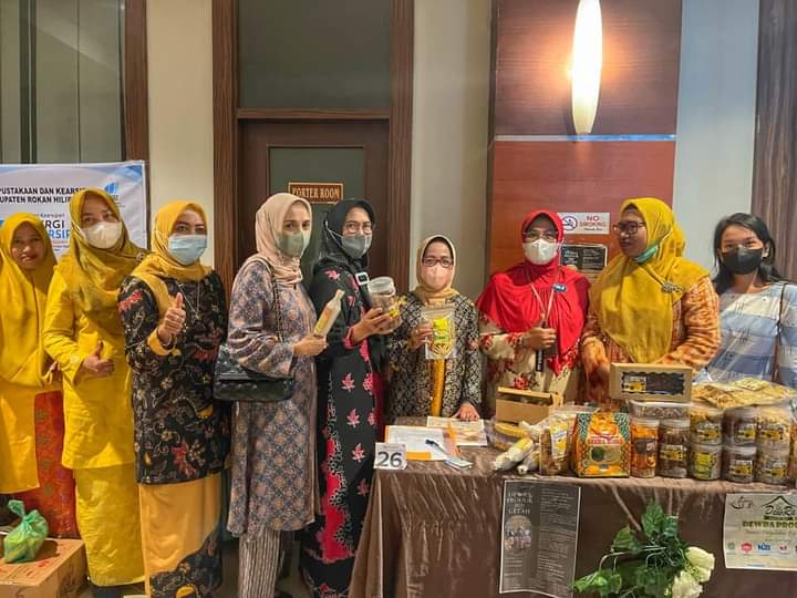 Produk Biji Getah Khas Bengkalis Digemari Pengunjung Pameran Arsip Nasional di Pekanbaru