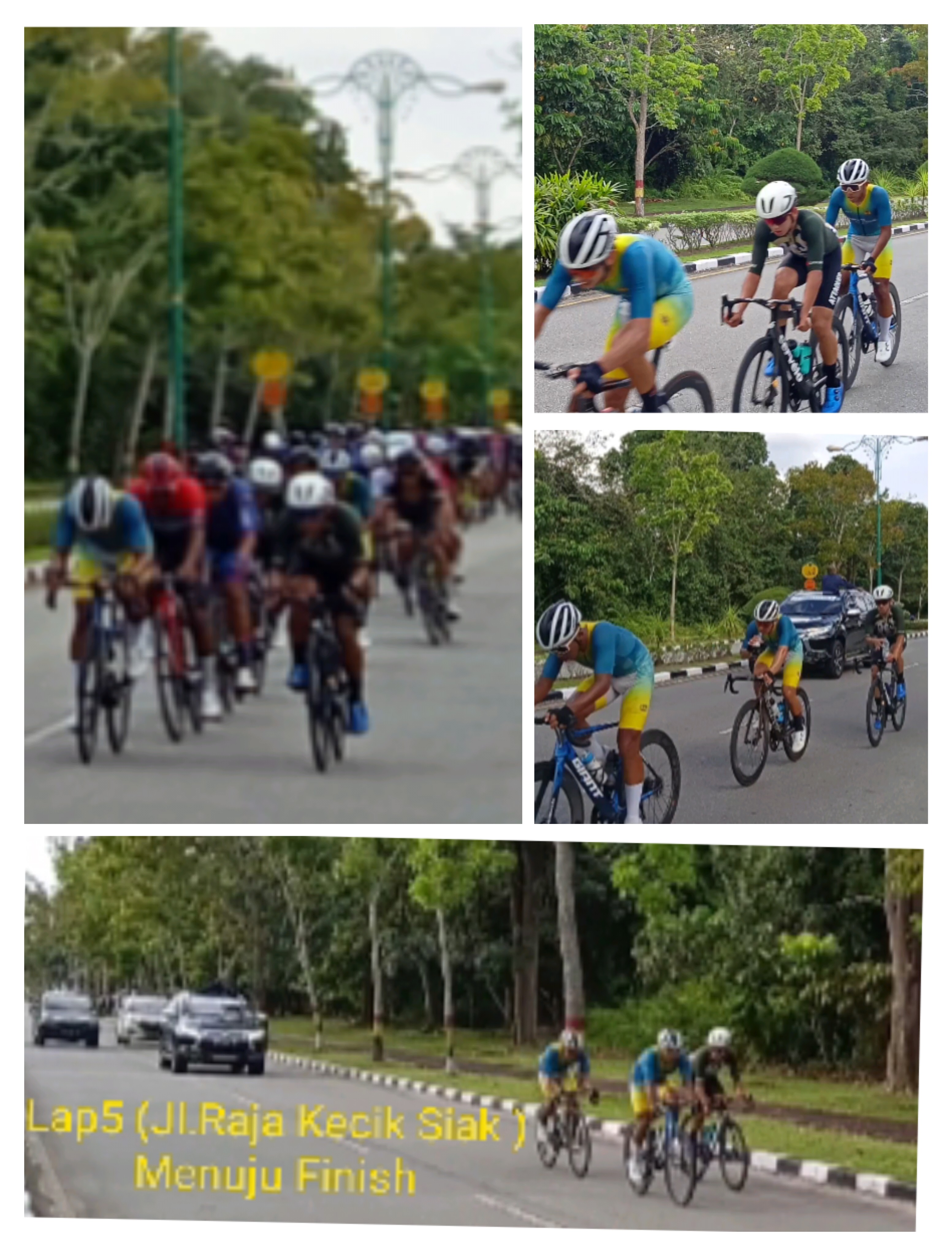 TdSi 2022 City Race Etape1 (87KM) di mulai,Start dari Kawasan Istana Siak,Finish di Jl.Raja Kecik