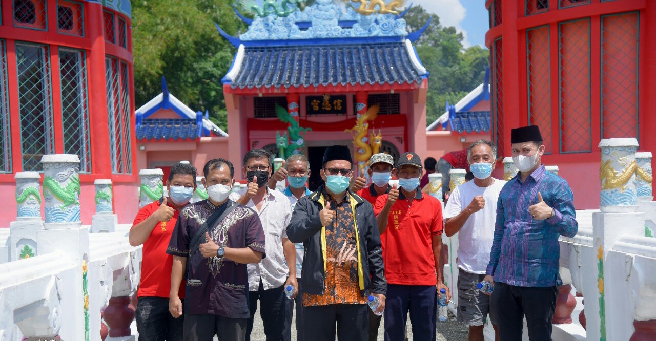 Ketua DPRD,Kab.Bengkalis,Khairul Umam,Kunjungi Klenteng Sin Pin Kiong,Hutan Samak,Kec.Rupat