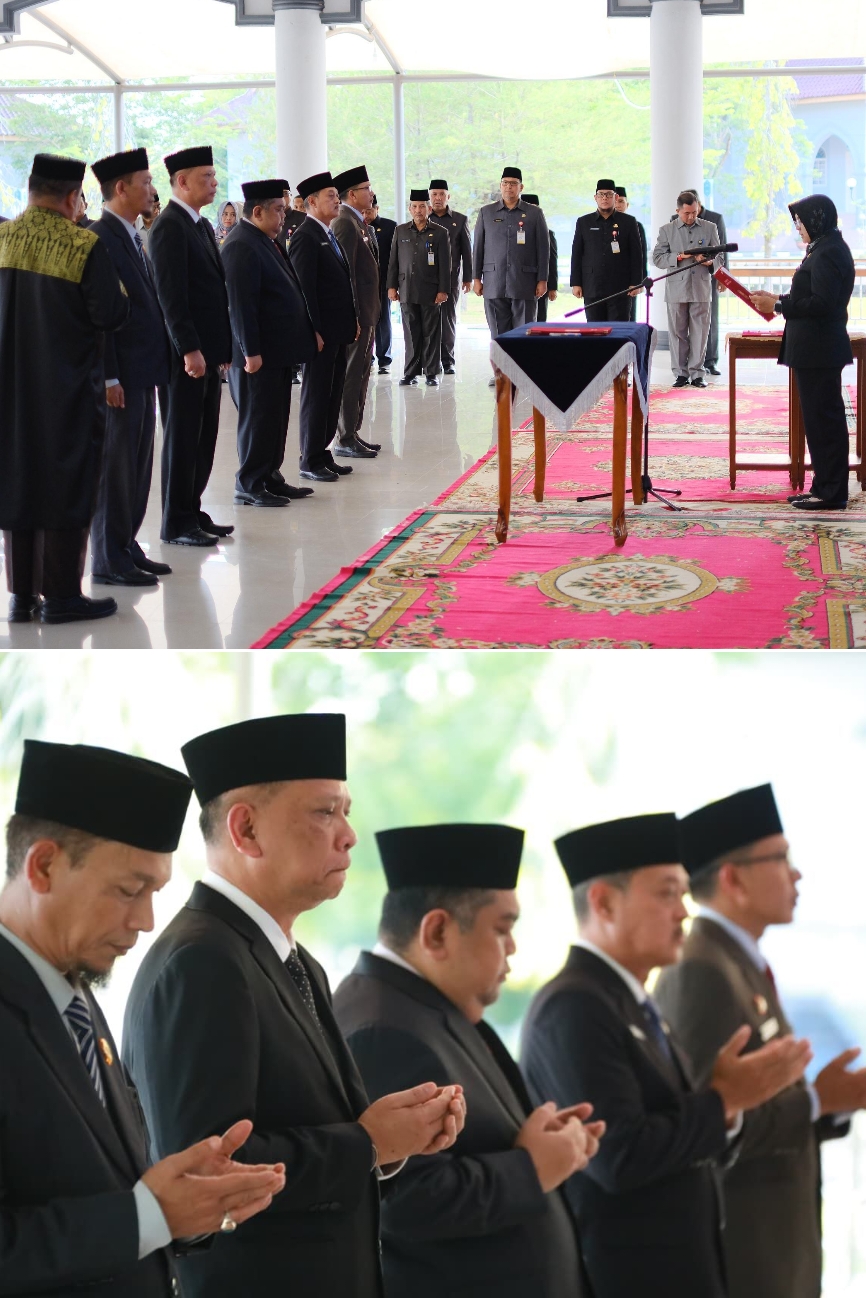 Lantik Lima Pejabat Pimpinan Tinggi,Bupati Kab.Siak menekankan Loyalitas untuk Rakyat Kab.Siak