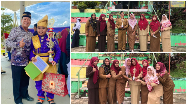 Siswa dan Guru SMPN 15 Pekanbaru Raih Juara 1 Seni dan Olahraga