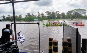 Race I Serindit Boat race 2023 dilepas Kadispar Kab.Siak