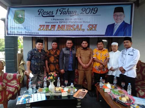 Anggota DPRD Riau Zulfi Mursal Reses Perdana di Siak