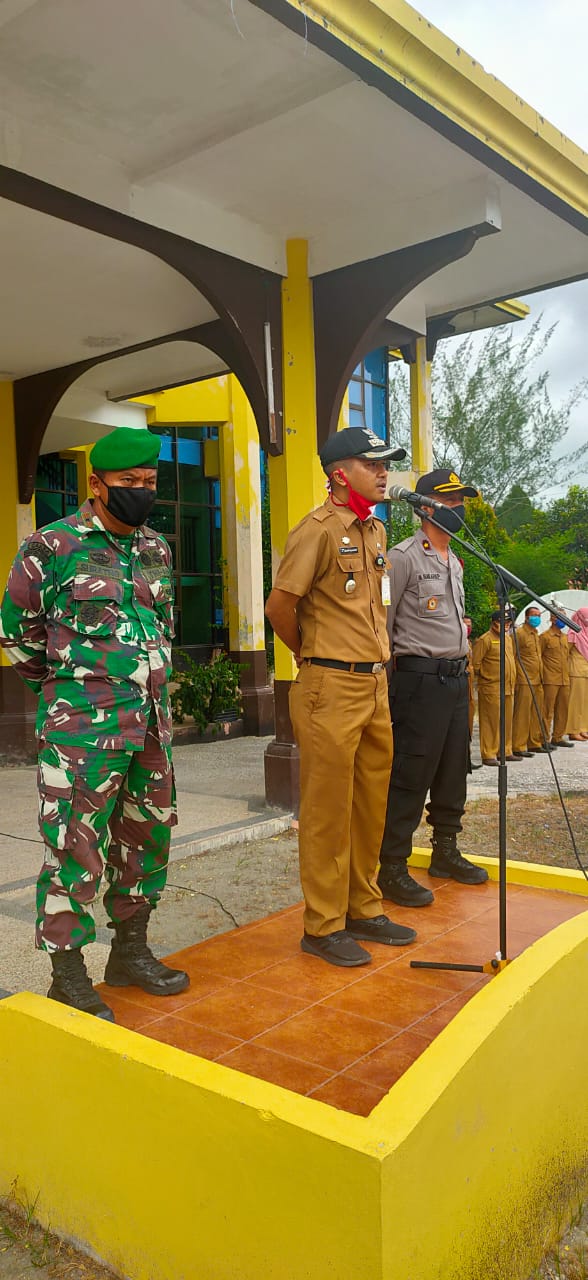 Antisipasi Penanganan Kebakaran lahan dan Hutan, Pemcam Siak Gelar Apel Siaga Karlahut.