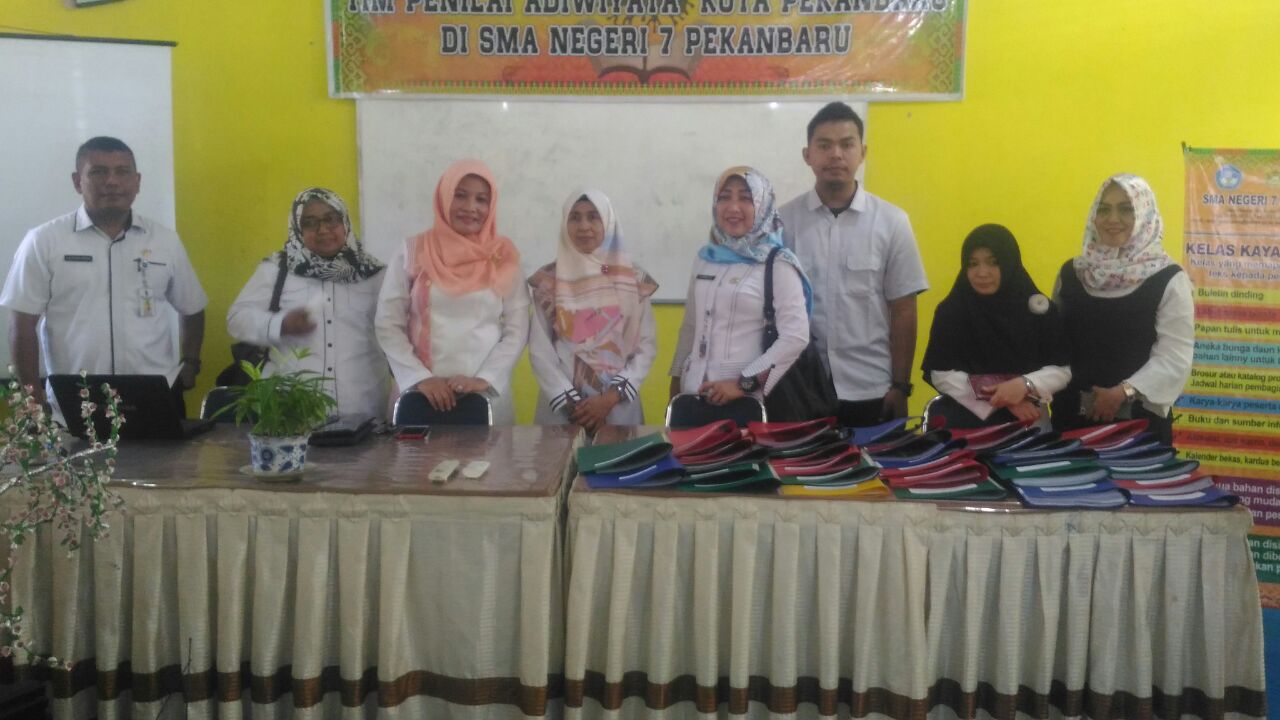 Menuju Adiwiyata Kota, DLHK Verifikasi Kelengkapan dan Persiapan di SMAN 7 Pekanbaru