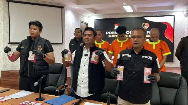 Polresta Pekanbaru Ringkus Tiga Pelaku Curat Antar Provinsi
