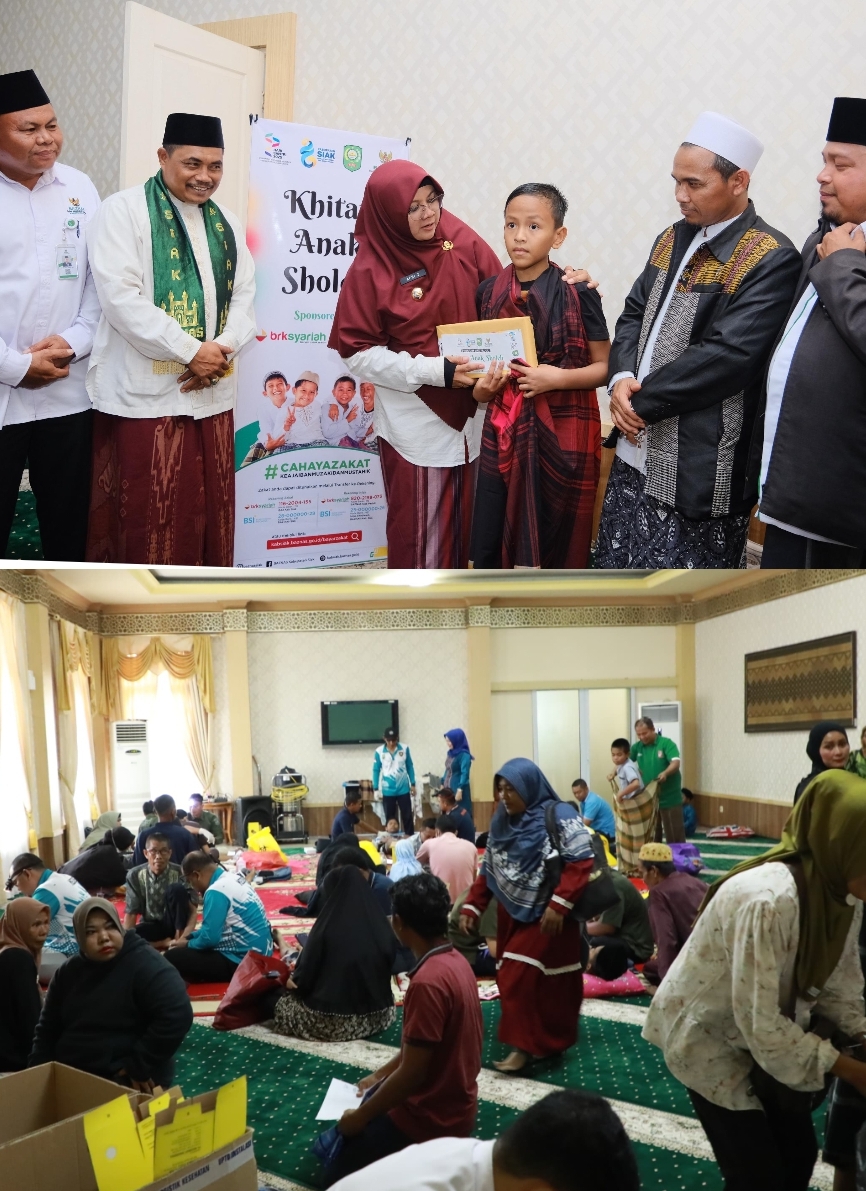 Bupati Afni Apresiasi Baznas Siak melaksanakan Khitanan Masal,Momen memperingati Hari Santri 2025