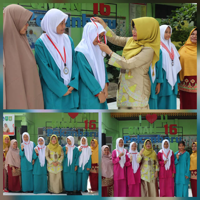 Siswa SMAN 16 Pekanbaru Raih Berbagai Prestasi dan Medali